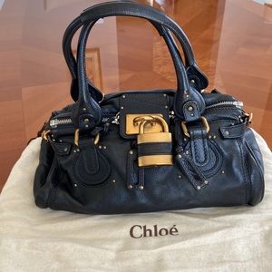 100% Authentic Chloe Paddington satchel handbag.
